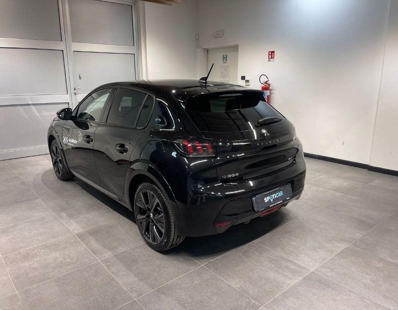 Peugeot 208 motore elettrico 136 CV 5 porte GT