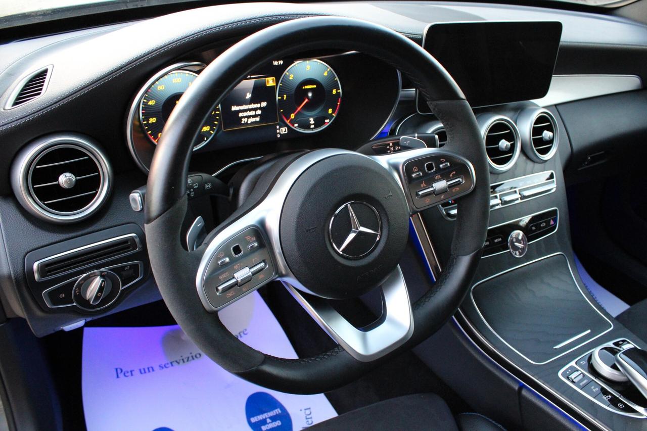 Mercedes-benz C 220 SW d Premium AMG Night Edition pack luci interne