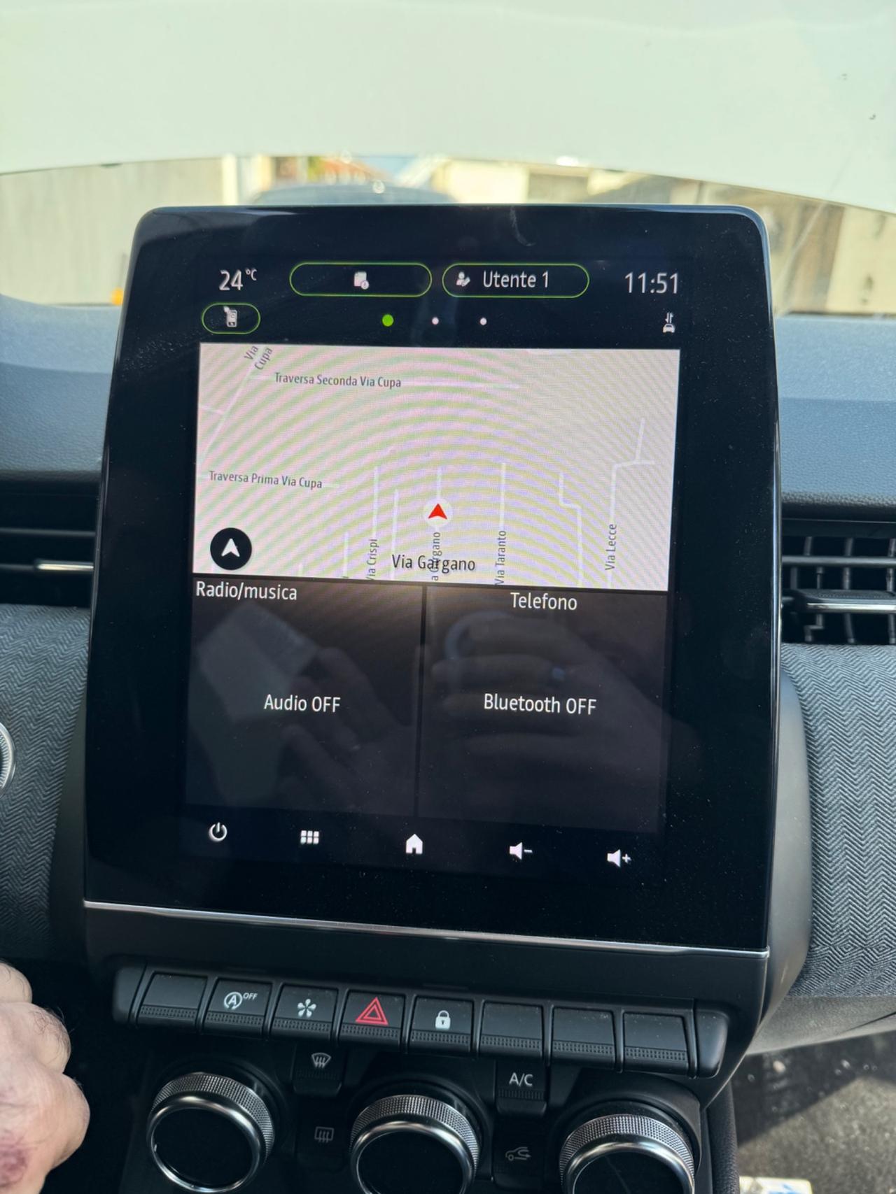 Renault Clio GPL 2024 incidentata sinistrata