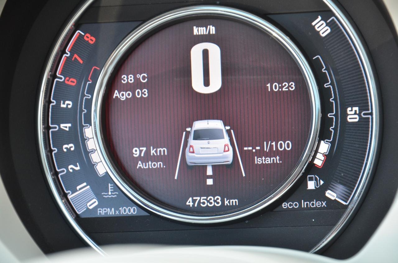 Fiat 500 1.0 Hybrid Red