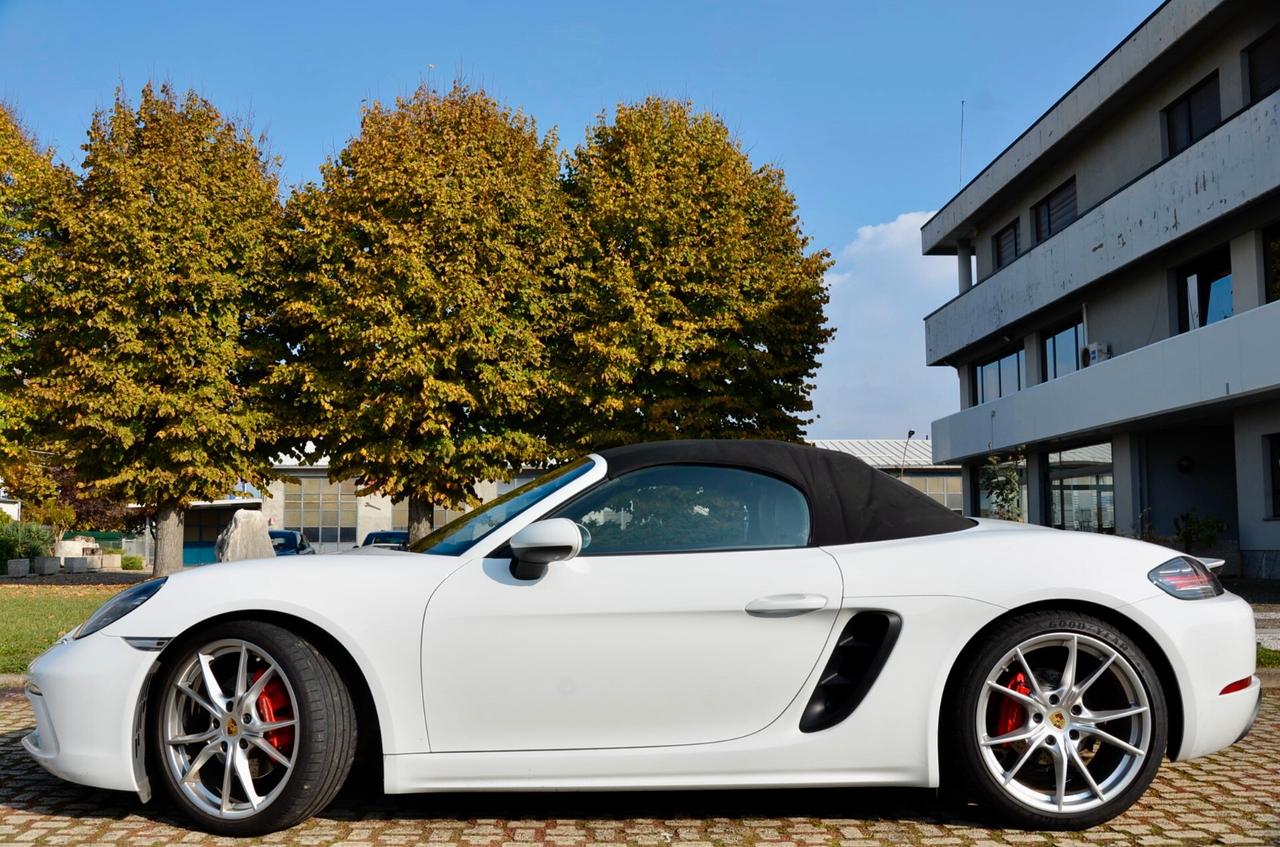 PORSCHE 718 BOXSTER S 2.5 350cv PDK, ECCELLENTI CONDIZIONI, PRIMA VERNICE, SERVICE PORSCHE, UFF ITALIANA, EURO 6C, HI-FI BOSE, SPORT CHRONO, FARI PDLS, PERMUTE