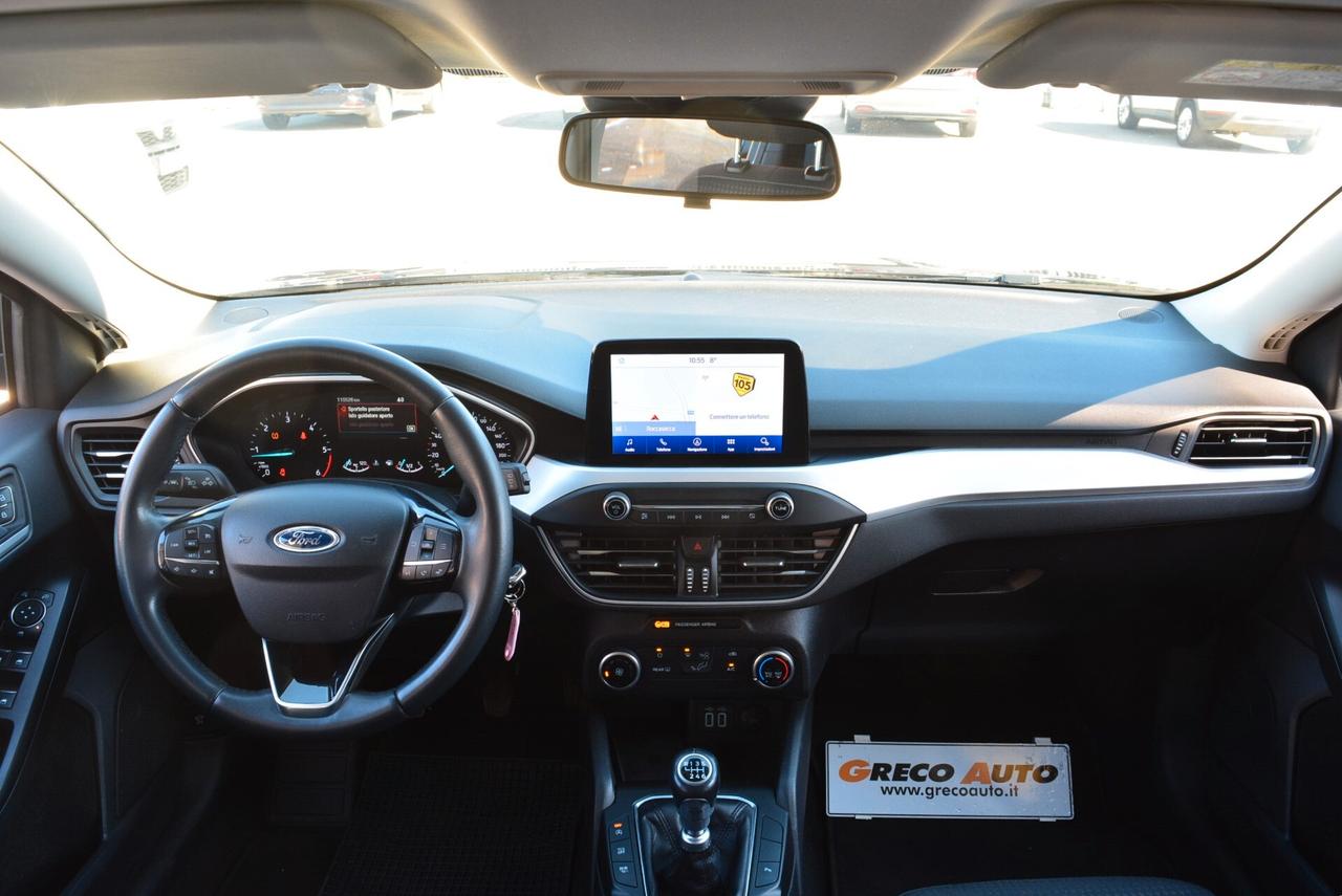 Ford Focus 1.5 EcoBlue 120 CV SW Business telecamera