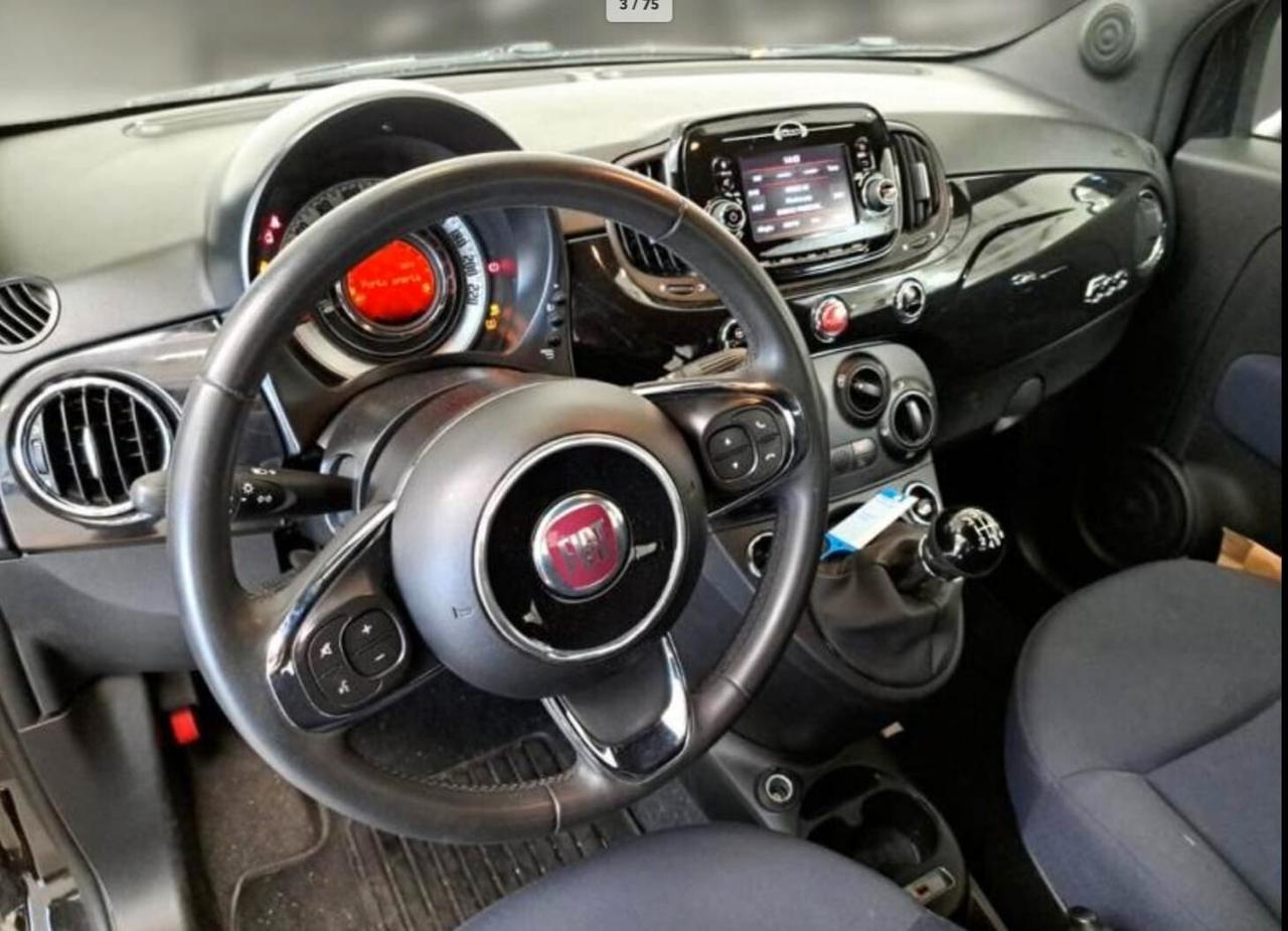 Fiat 500 1.0 Hybrid Red