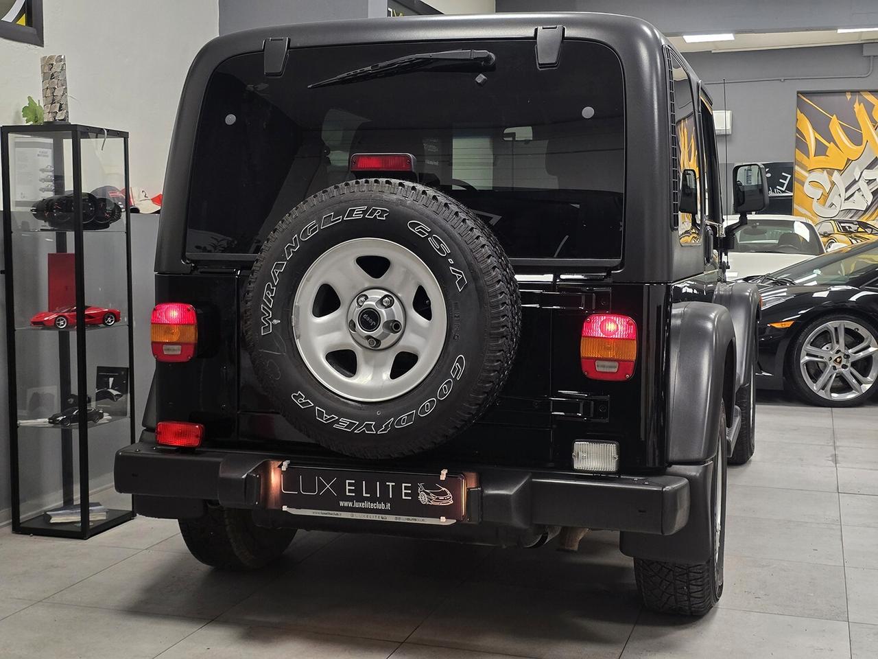 Jeep Wrangler II HARD TOP 2.5 SPORT_NERO_ITA_UN PROPRIETARIO_ASI