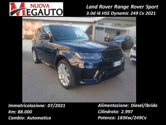 LAND ROVER Range Rover Sport 3.0D l6 249 CV HSE Dynamic