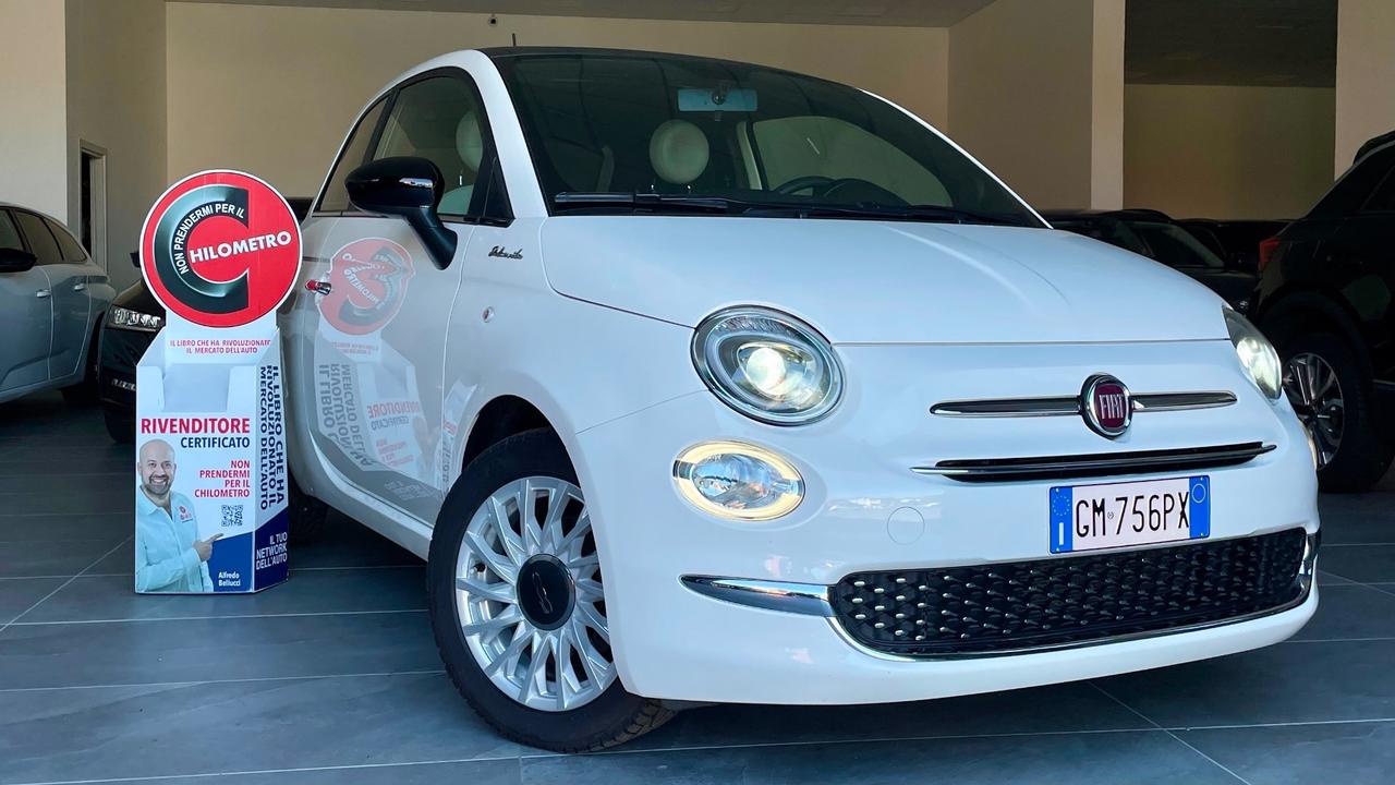 FIAT 500 1.0 HYBRID DOLCEVITA 69CV - TETTO, PELLE, NEOPATENTATI