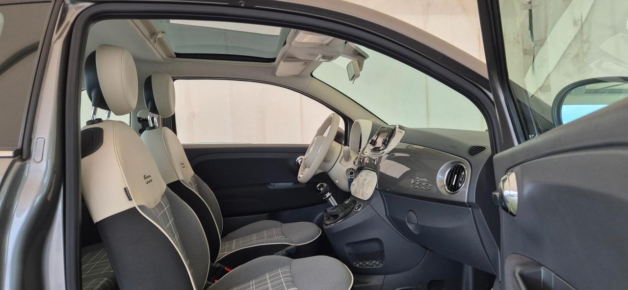 FIAT 500 BENZINA 1.2 69CV LOUNGE 09/2015