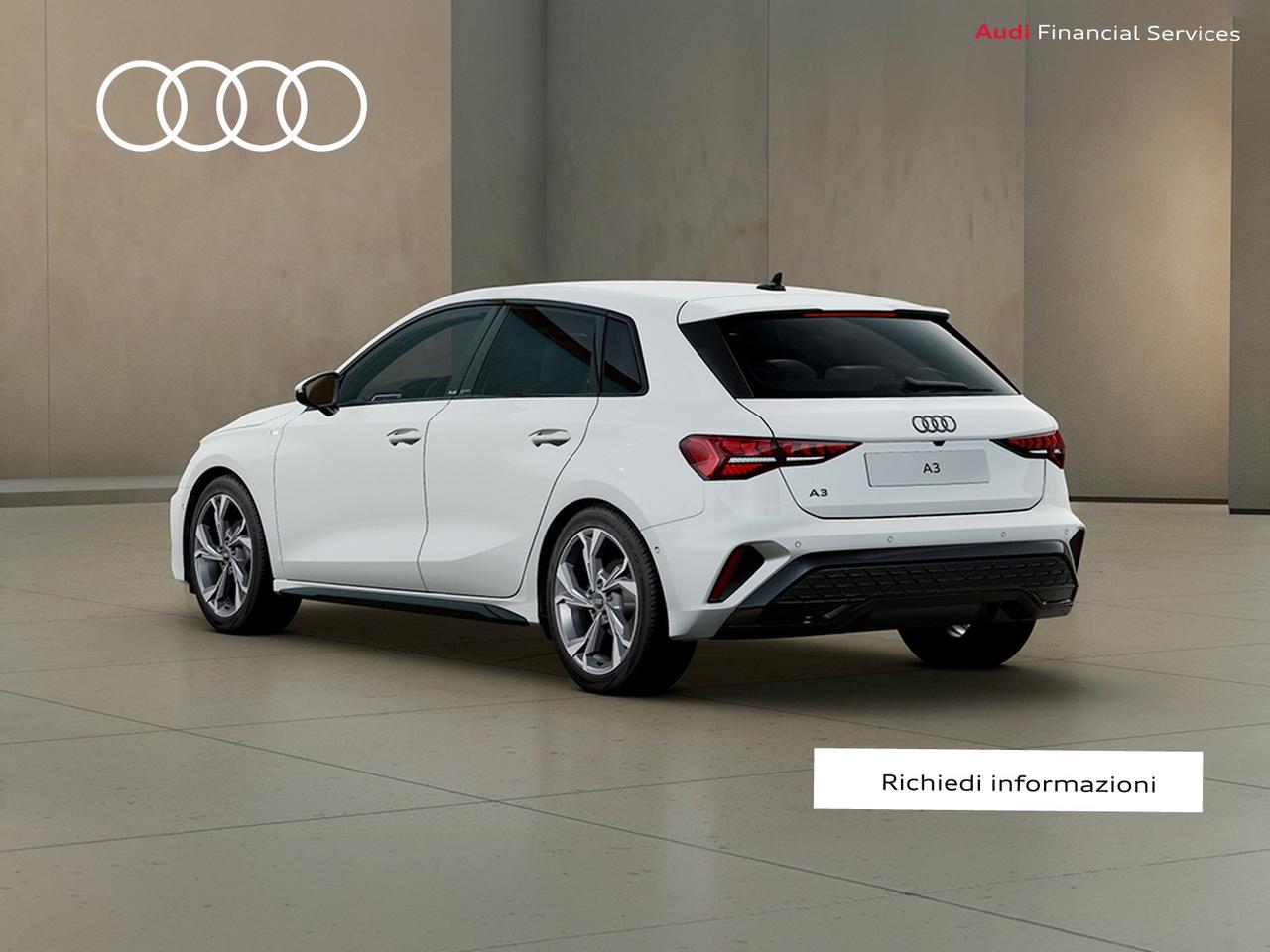 Audi A3 sportback 1.5 tfsi mhev s line edition 150cv s-tronic