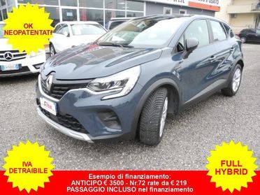 RENAULT Captur Full Hybrid E-Tech 145cv Zen - OK NEOPATENTATI