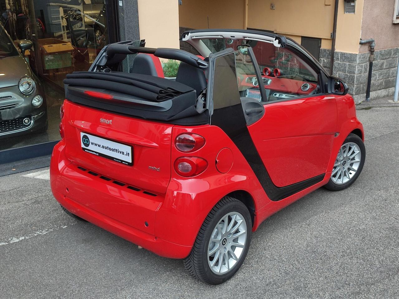 Smart ForTwo 1.0 52 kW MHD cabrio passion km 83.019 Navi Touch