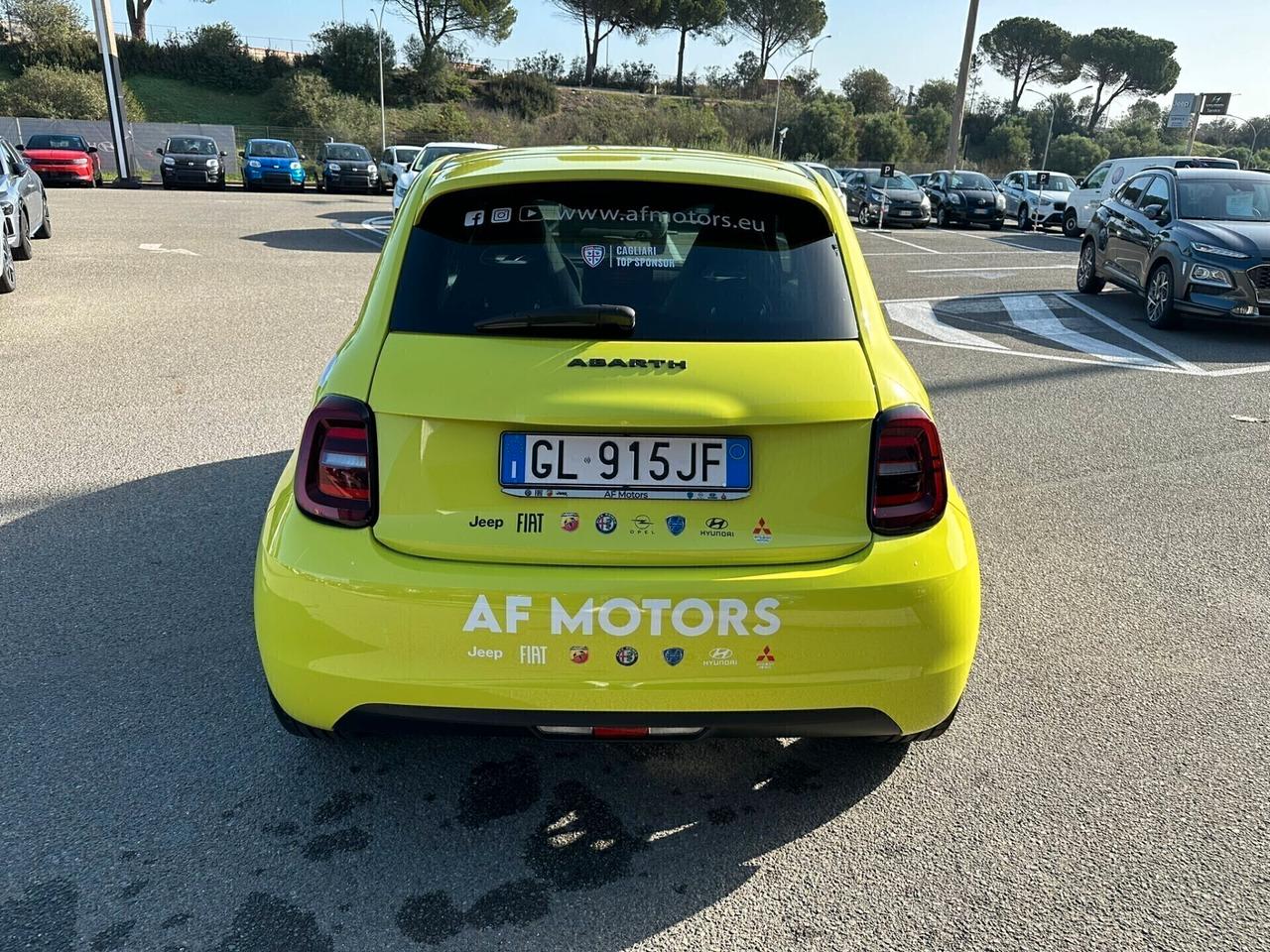 Fiat 500e abarth 595 HB berlina 150cv verde acido