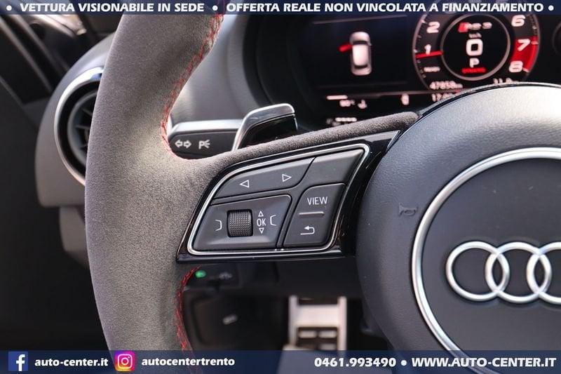 Audi A3 RS3 SPB 2.5 quattro Stronic GRIGIO NARDO'