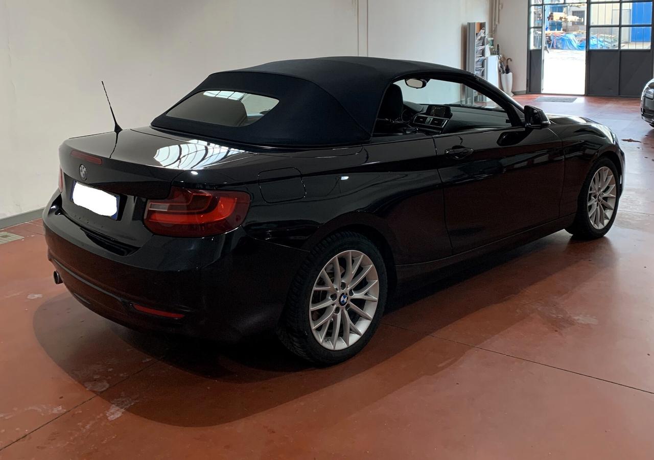 Bmw 218d Cabrio Sport AUTOMATIK-ECCELSE CONDIZIONI