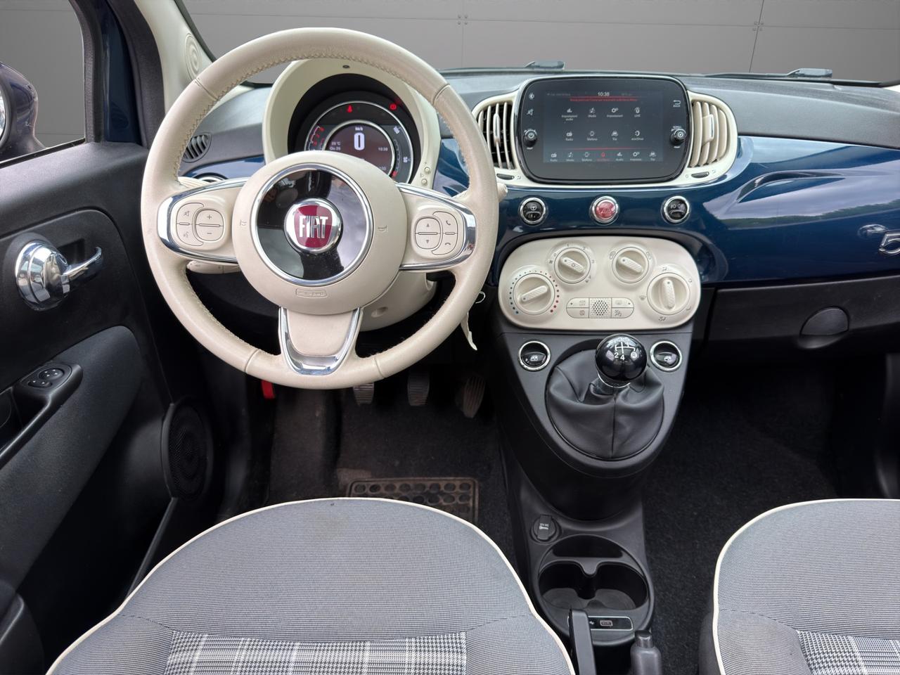 Fiat 500 1.2 Lounge 69cv - Unipro - Promo Finanziamento - Tagliandi certificati - Uconnect 7" - Tetto panoramico - Garanzia
