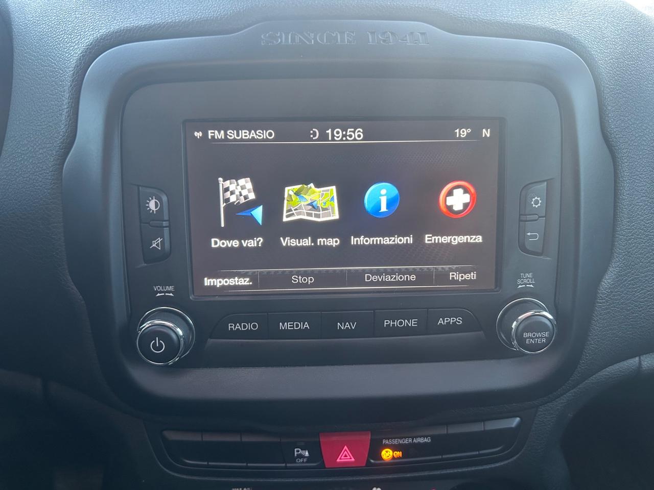 Jeep Renegade 2.0 Mjt 170CV 4WD Trailhawk gancio traino Automatico