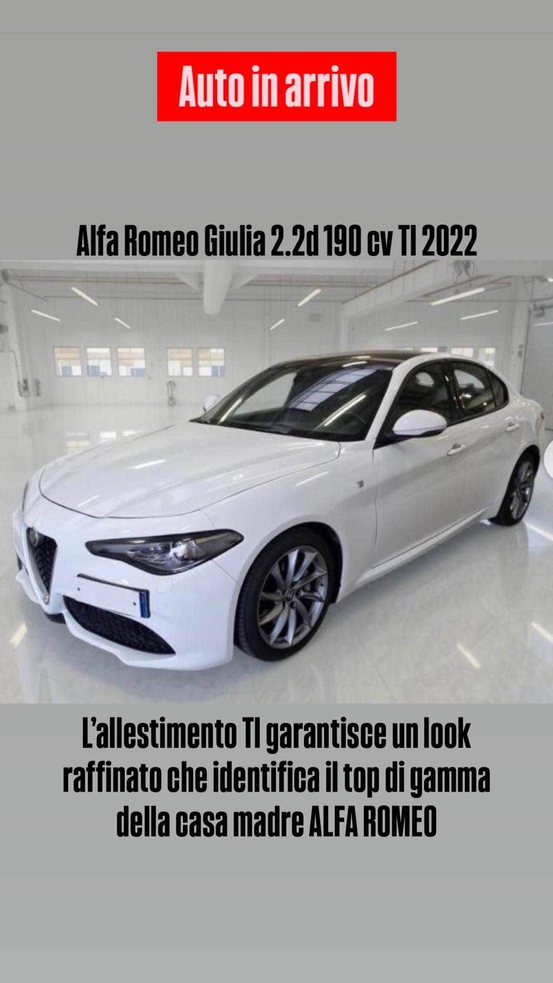 Alfa Romeo Giulia 2.2d 190 CV AT8 TI