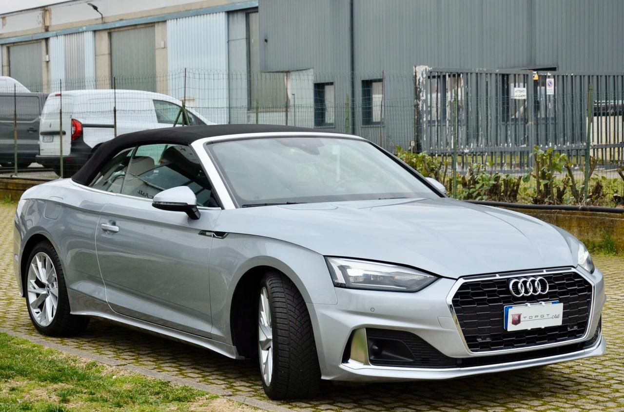 AUDI A5 CABRIO 40 2.0 TDI BUSINESS ADVANCED 190cv S-TRONIC, GARANZIA AUDI, SERVICE AUDI, UFF ITALIANA, RETROCAMERA, FULL LED, PERMUTE