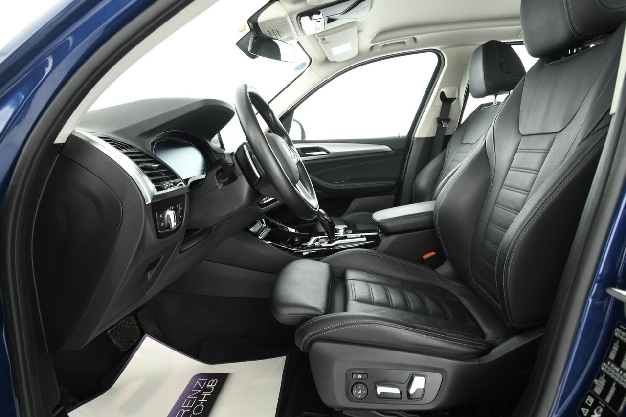 BMW X3 xdrive 20d mhev 48V auto GANCIO TRAINO+PELLE+C19"