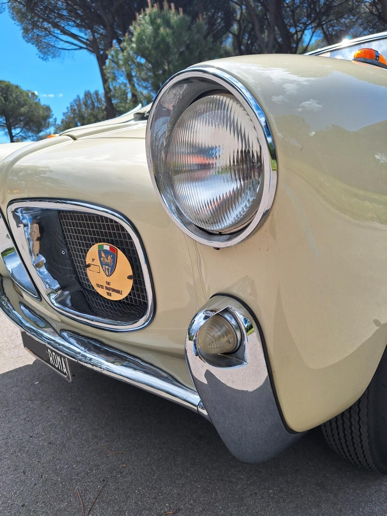 Fiat 1100 TV Trasformabile - Targa Nera - ASI Oro - RARISSIMA !!!