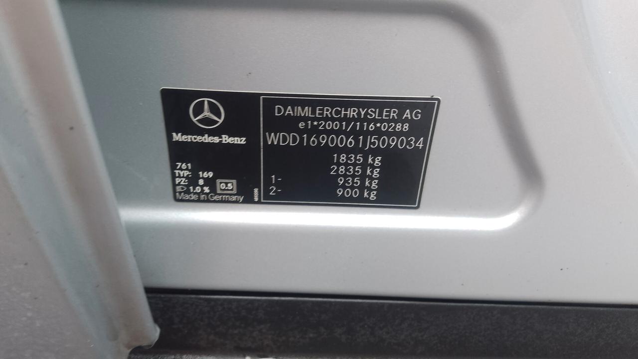 Mercedes-benz A 160 CDI Elegance NEOP. 2007