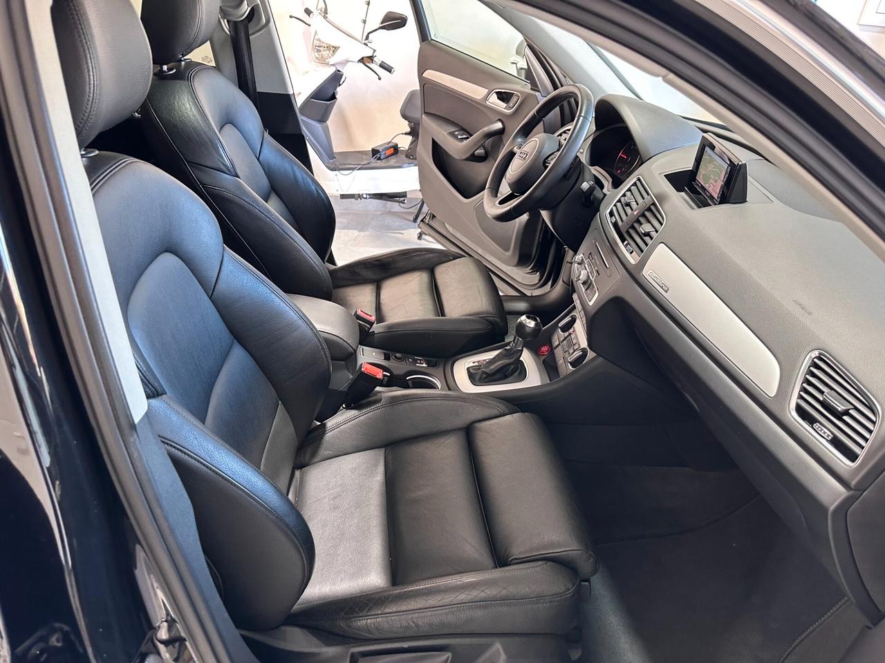 Audi Q3 2.0 TDI 150 CV quattro S tronic Sport -TETTO - KM 128.000