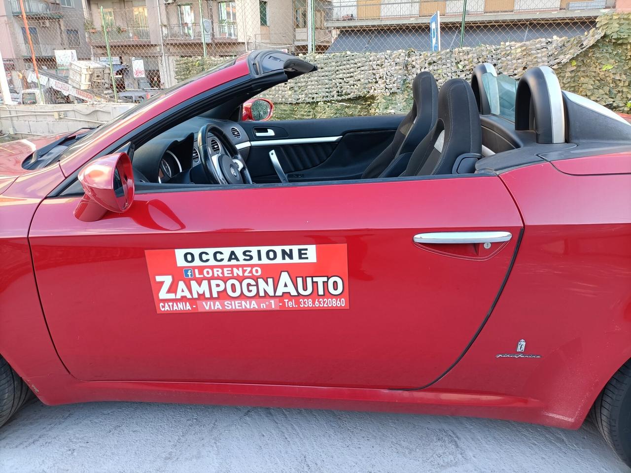 Alfa Romeo Spider 2.4 JTDm 200CV CABRIO NUOVISSIMA ZAMPOGNAUTO CT