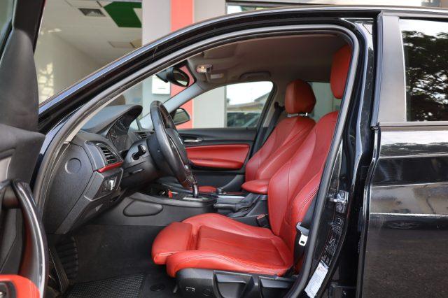 BMW 118 d 5p. Sport Automatica F20 Pelle ROSSA Cartier 18"