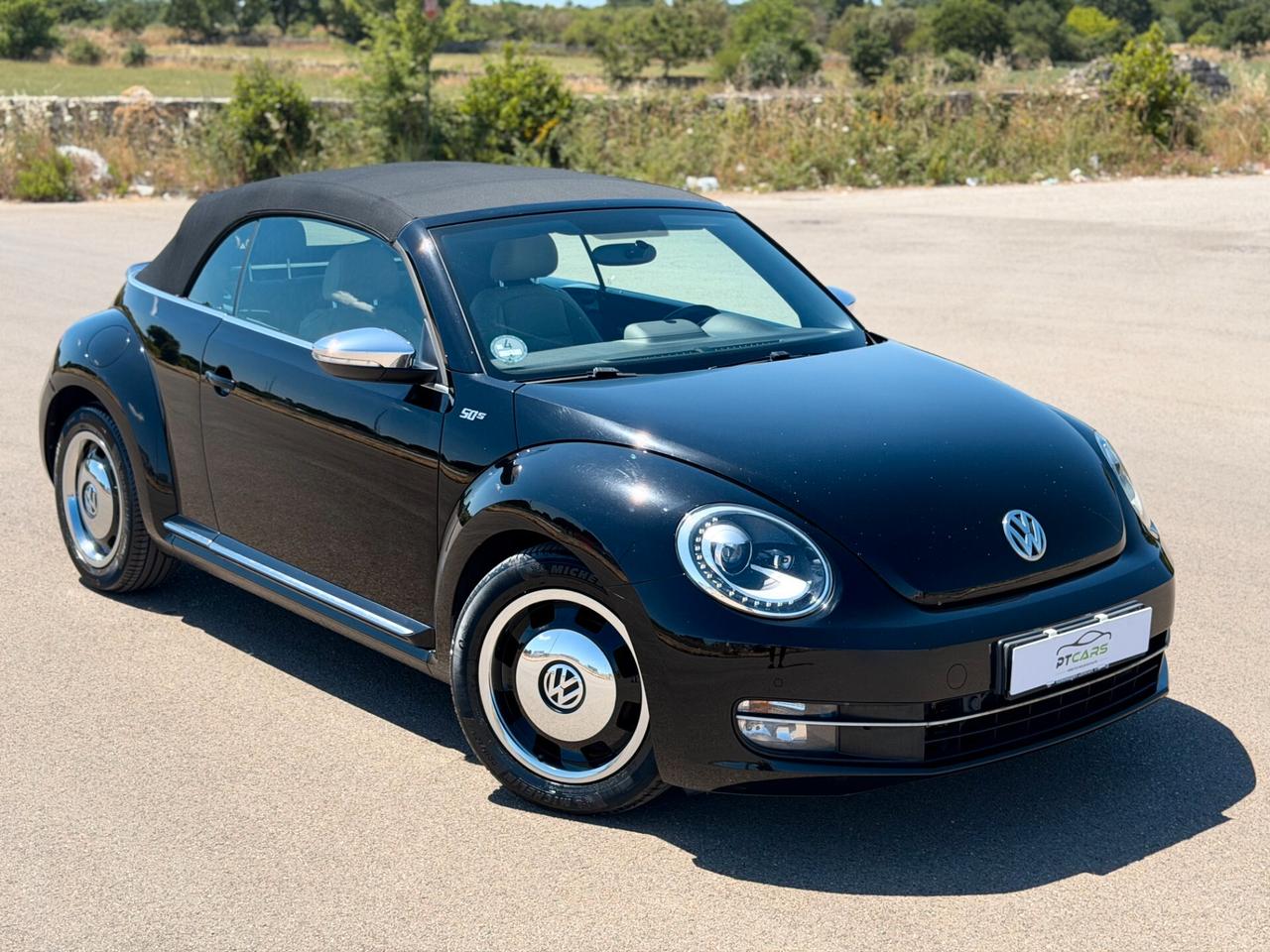 Volkswagen Maggiolino Cabrio 1.6 TDI 105cv 50s anniversario Pelle*fari*Navi