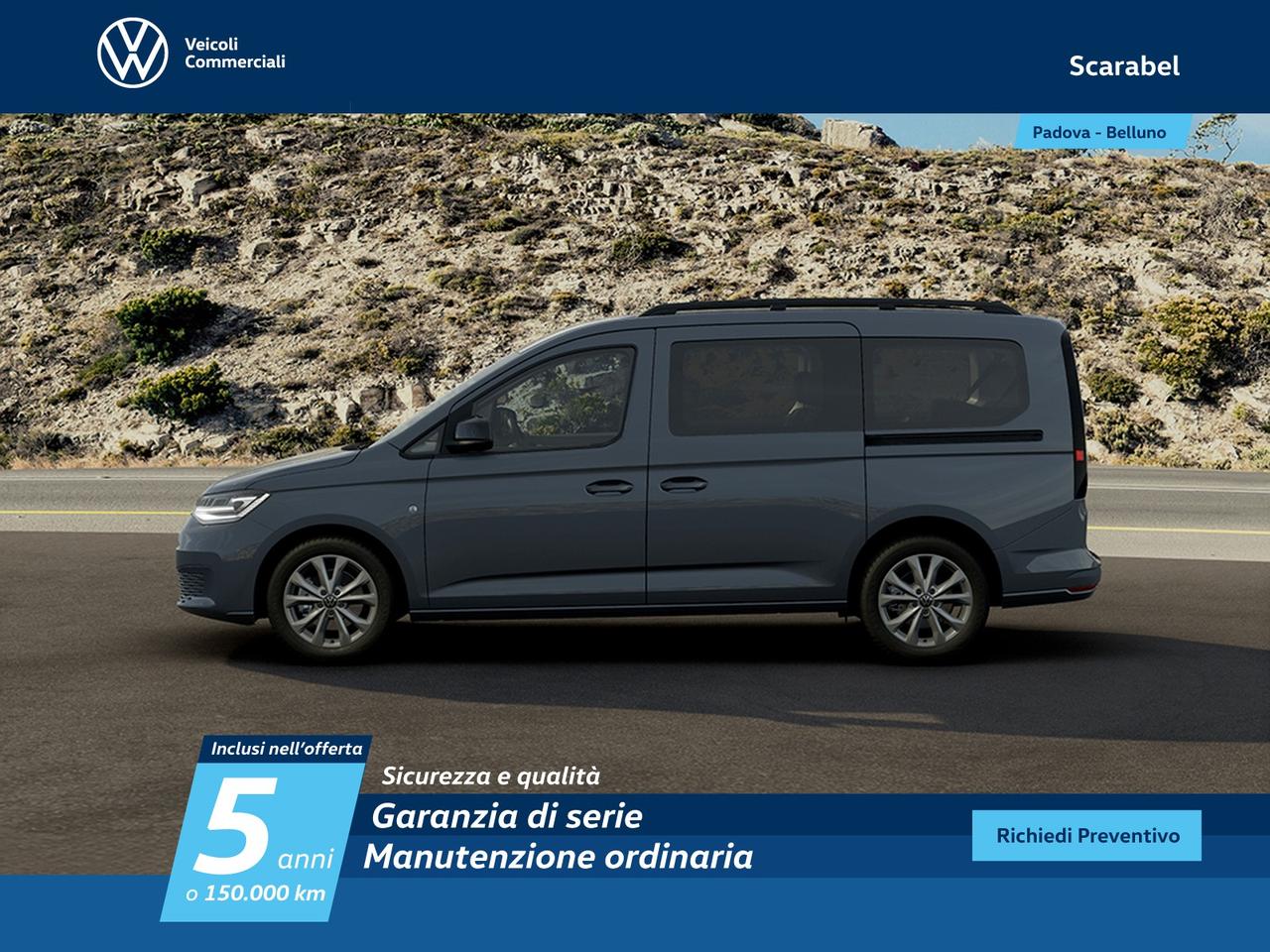 Volkswagen Caddy maxi 1.5 phev 150cv life dsg