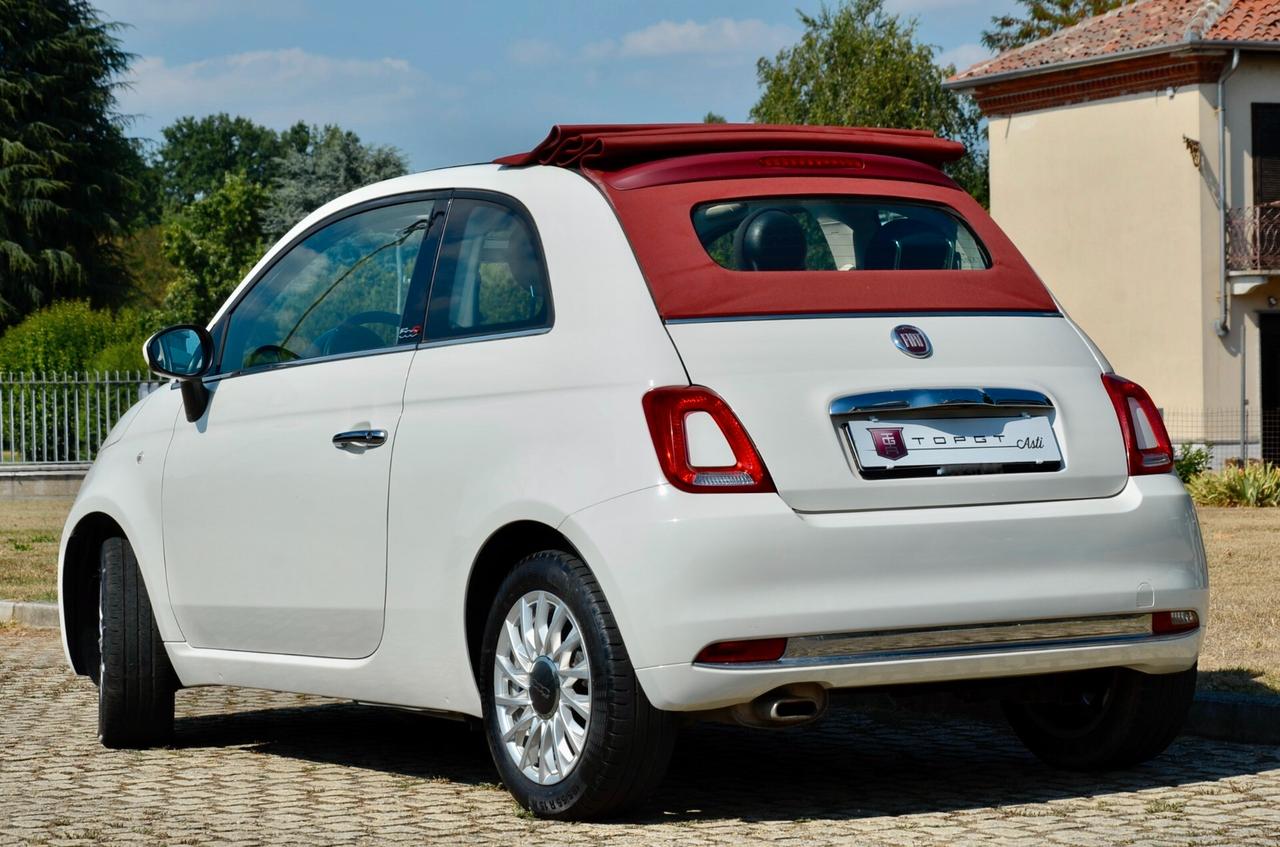 FIAT 500C 1.2 69cv LOUNGE CABRIO , OK NEOPATENTATI , MONITOR 7" , PERMUTE