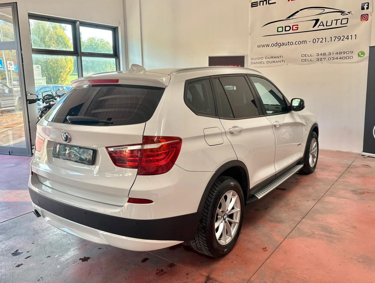 BMW X3 serie3 X-Drive 4X4 CAMBIO AUT. Diesel 2.0 CV 143 Km 166.122 garanzia 12 mesi