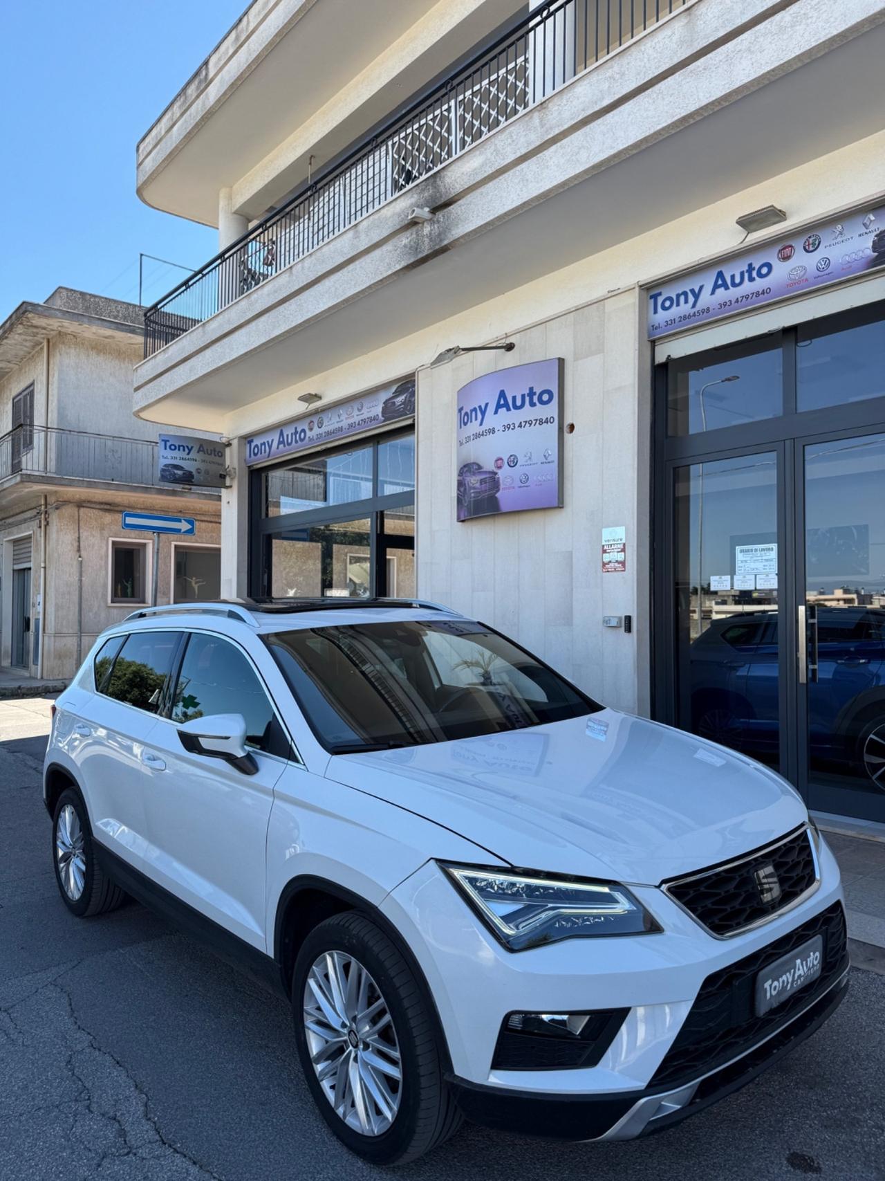 Seat Ateca TDI Xcellence 4drive dsg CON 60000 KM CERTIFICATI SEAT,TETTO APRIBILE.TELECAMERA,NAVIGATORE