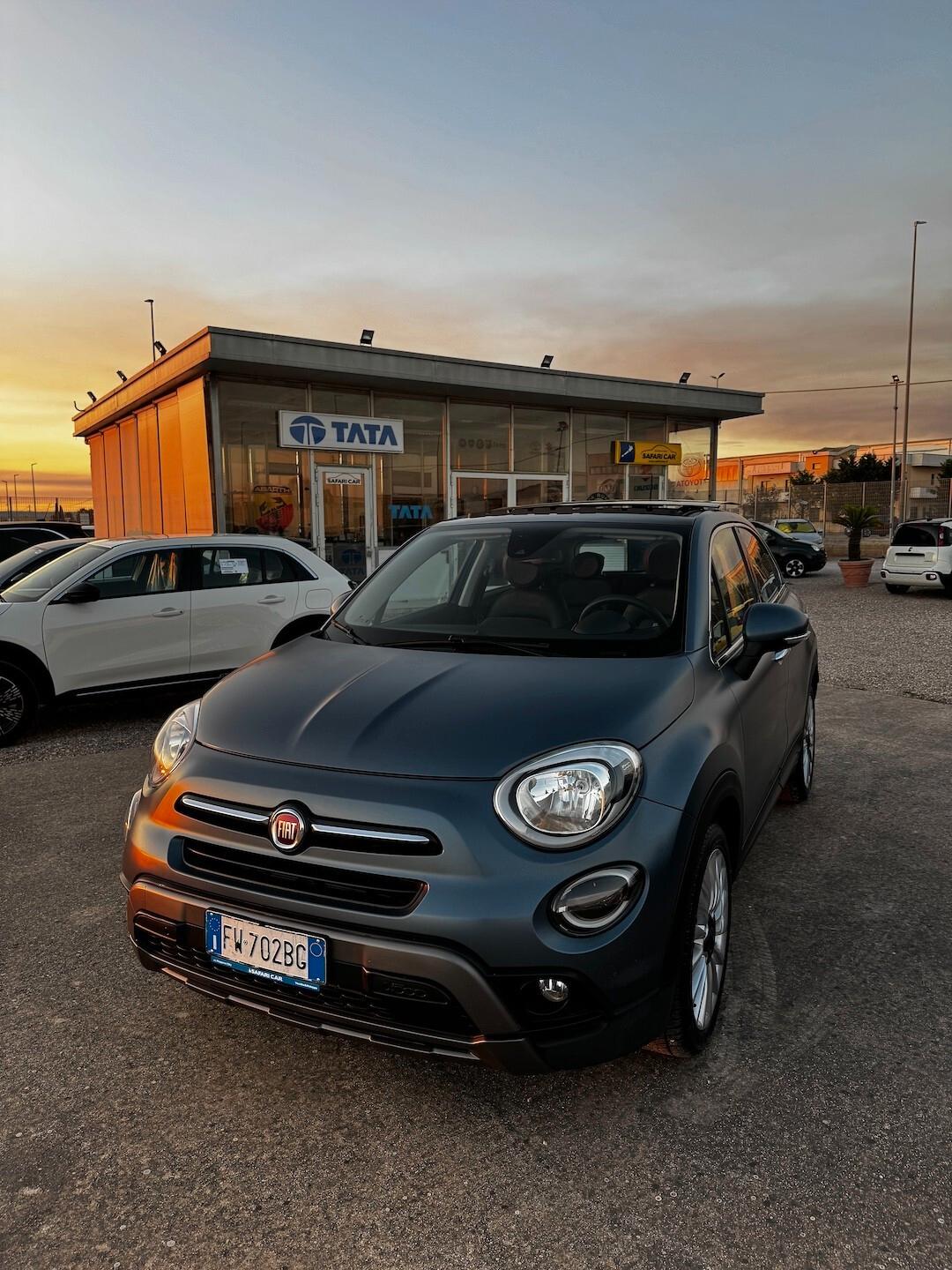 Fiat 500X 1.3 Mjt 95CV Cross blu opaco tetto apribile