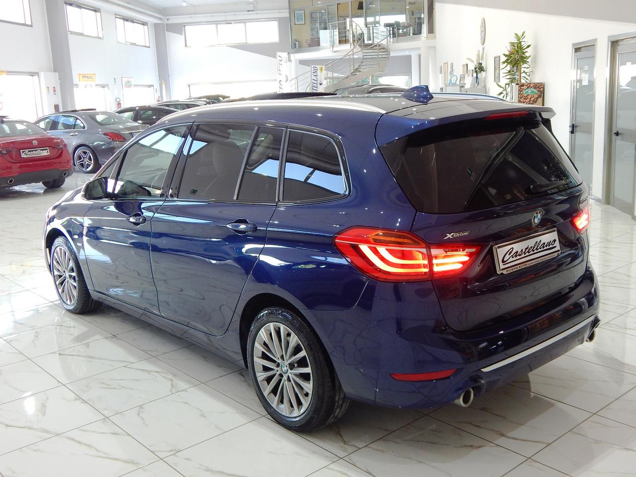 BMW 220 d Gran Tourer xdrive Luxury 7P. TETTO-NAVI-PELLE