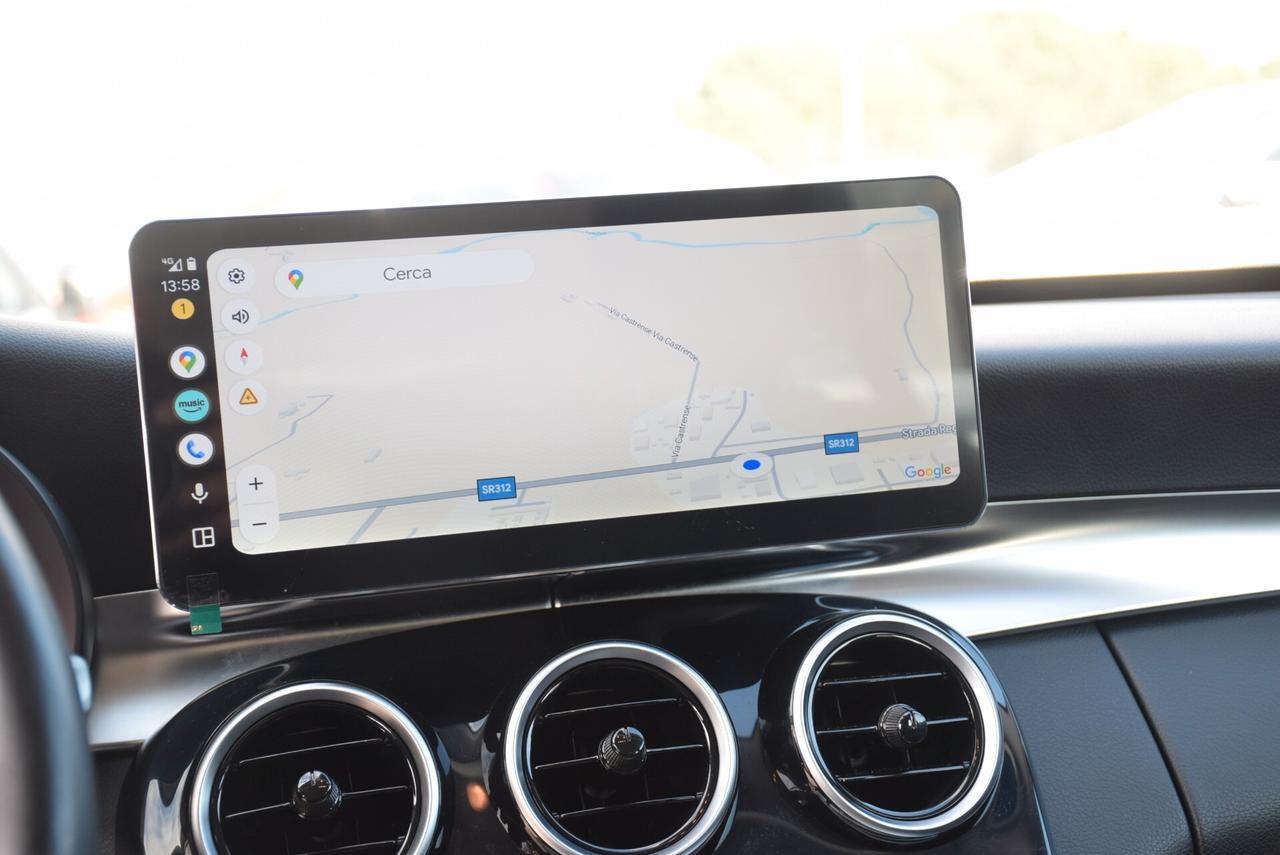 Mercedes-benz C 200 MERCEDES 200d SW Autom. GANCIO SENSORI NAV ANDROID CRUISE LED