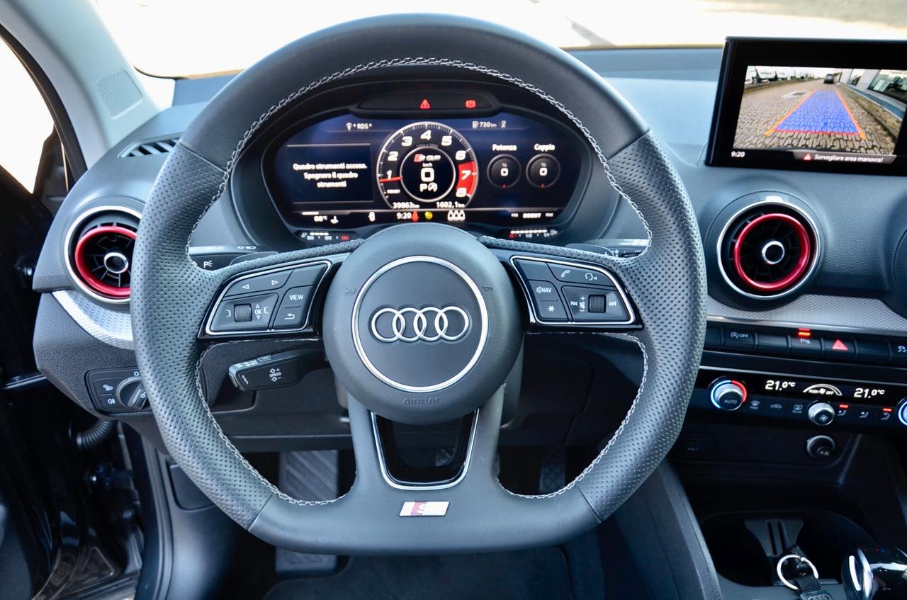AUDI Q2 35 1.5 TFSI ADMIRED ADVANCED 150cv S-TRONIC, GARANZIA AUDI 9/28, UFF ITALIANA, SERVICE AUDI, FARI LED, RETROCAMERA, PERMUTE