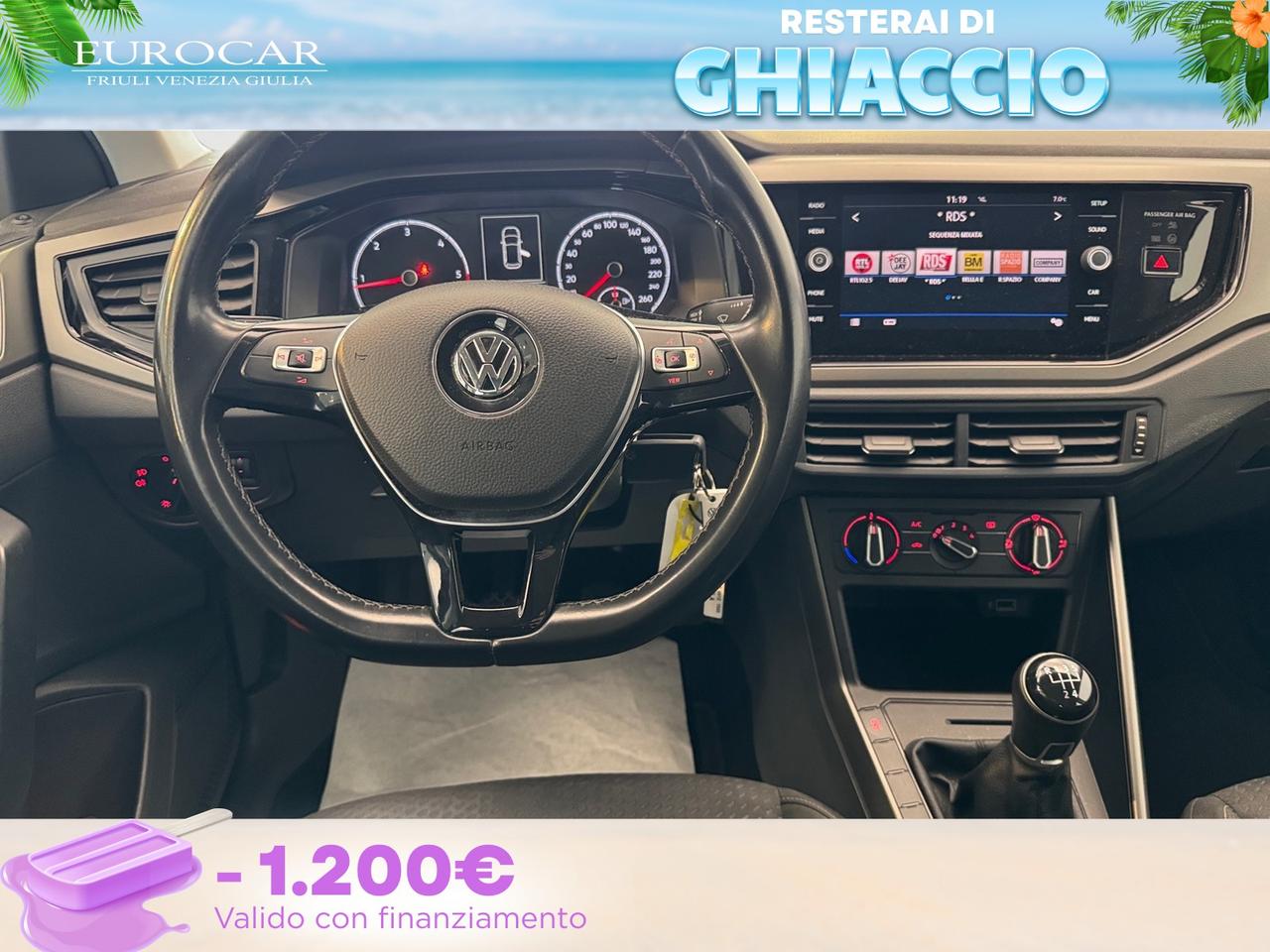 Volkswagen Polo 5p 1.6 tdi comfortline 95cv