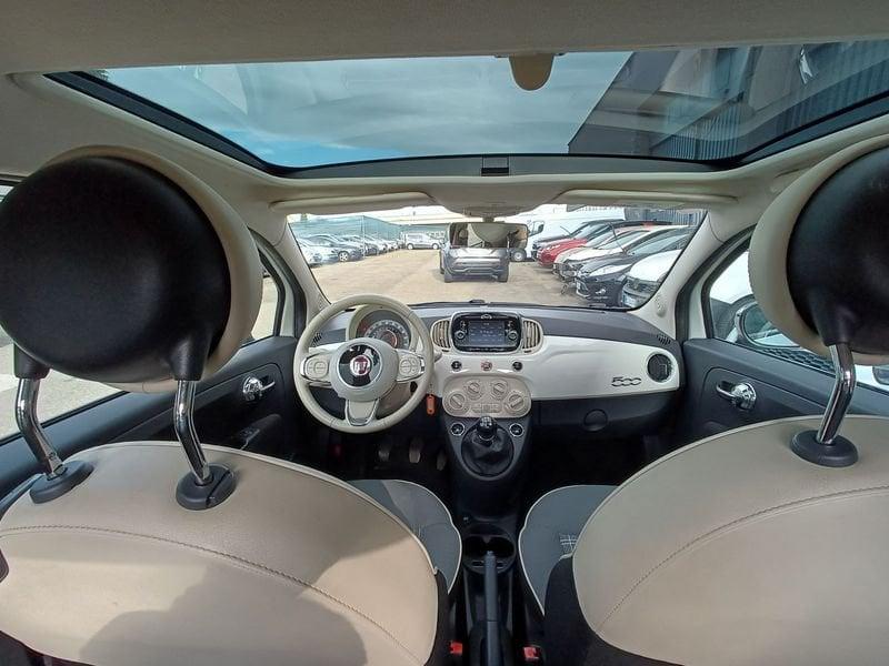 FIAT 500 500 1.2 69cv KM CERTIFICATI - 1°PROP