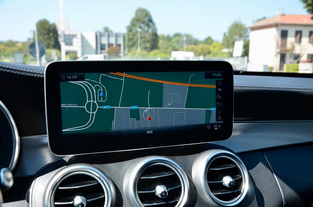 MERCEDES-BENZ C200 COUPE MHEV MILD HYBRID (EQ-BOOST) PREMIUM PLUS 184cv AUTO, UFF ITALIANA, SERVICE UFF MERCEDES, TETTO, HI-FI BURMESTER, FARI MULTIBEAM, 19", RETRO 360, PERMUTE