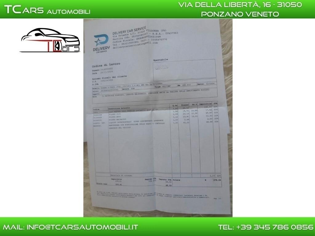 NISSAN X-TRAIL 4X4 - 1.6DCI - NEOPATENTATI
