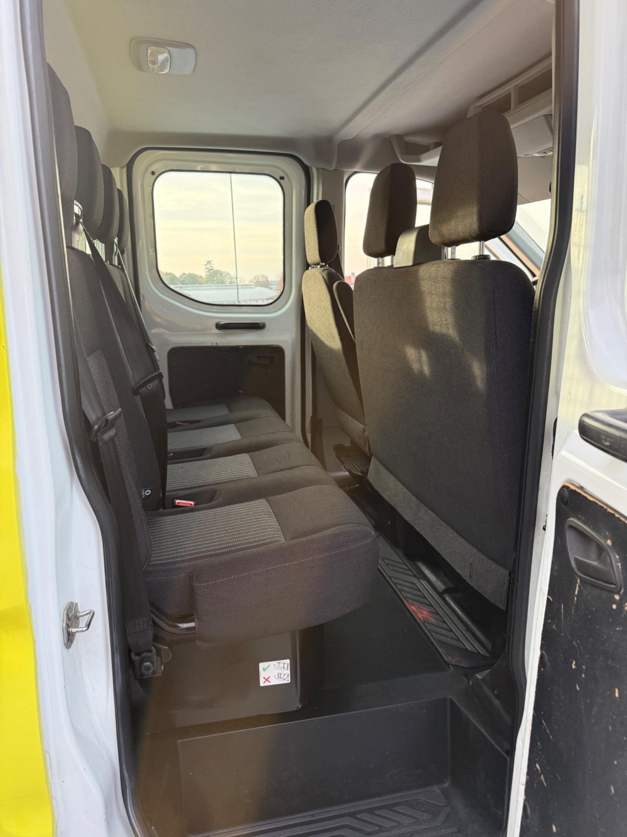 Ford Transit DOPPIA CABINA 7 POSTI CASSONE FISSO