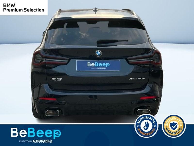 BMW X3 XDRIVE20D MHEV 48V MSPORT AUTO