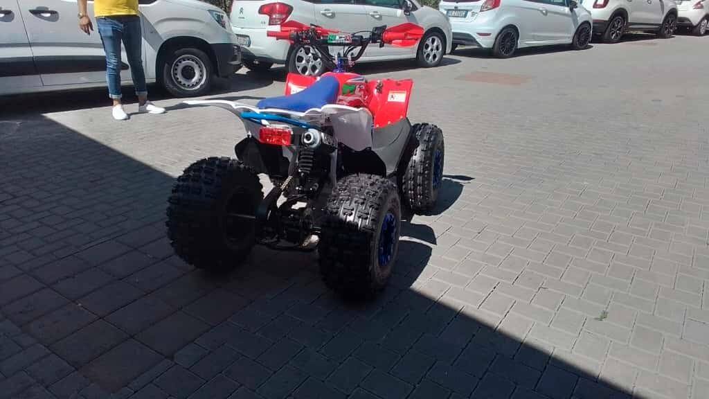 NCX Moto Quad 125 slim Furious Bianco-Rosso