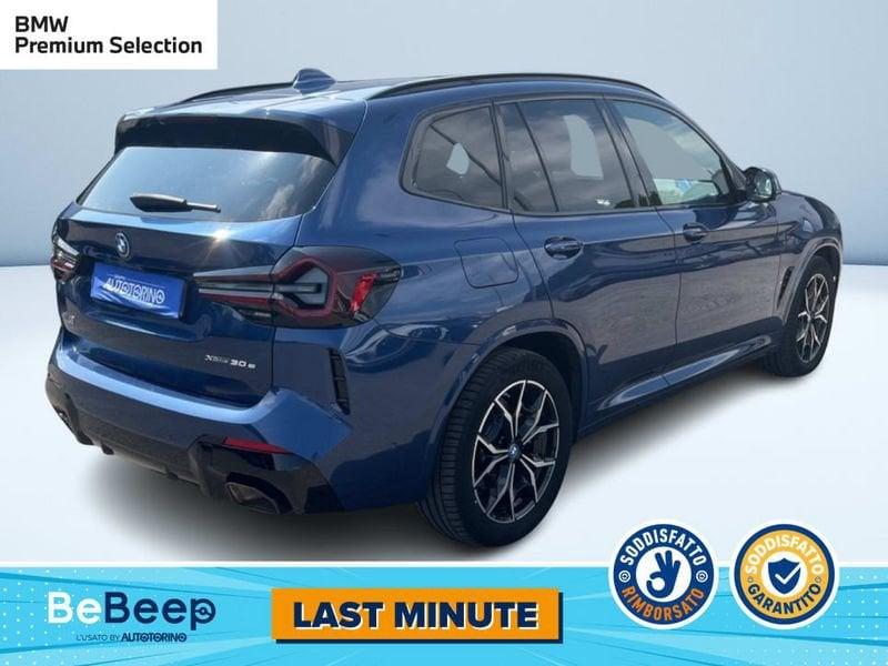 BMW X3 XDRIVE30E MSPORT AUTO