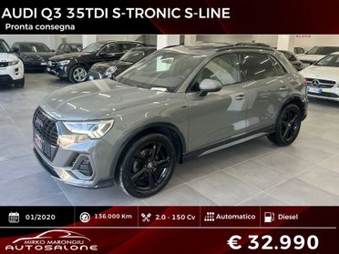 Audi Q3 35 TDI S tronic S line TETTO FULL OPTIONAL