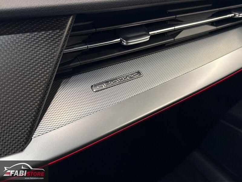 Audi A3 A3 SPB 40 TFSI 190 Cv S-Tronic QUATTRO S-Line - Tetto, Matrix, Bang, Gusci, Pelle ecc