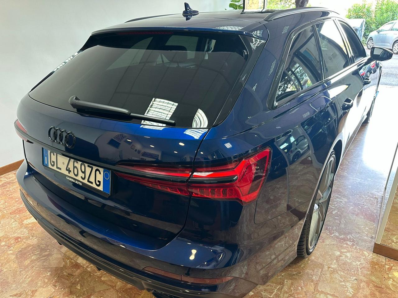 AUDI S6 3.0 TDI SW S-LINE BLU NOTTE MET PELLE E ALCANTARA NERA C.L.21" FARI MATRIX TAGLIANDI AUDI FATTURABILE IVA ESPOSTA