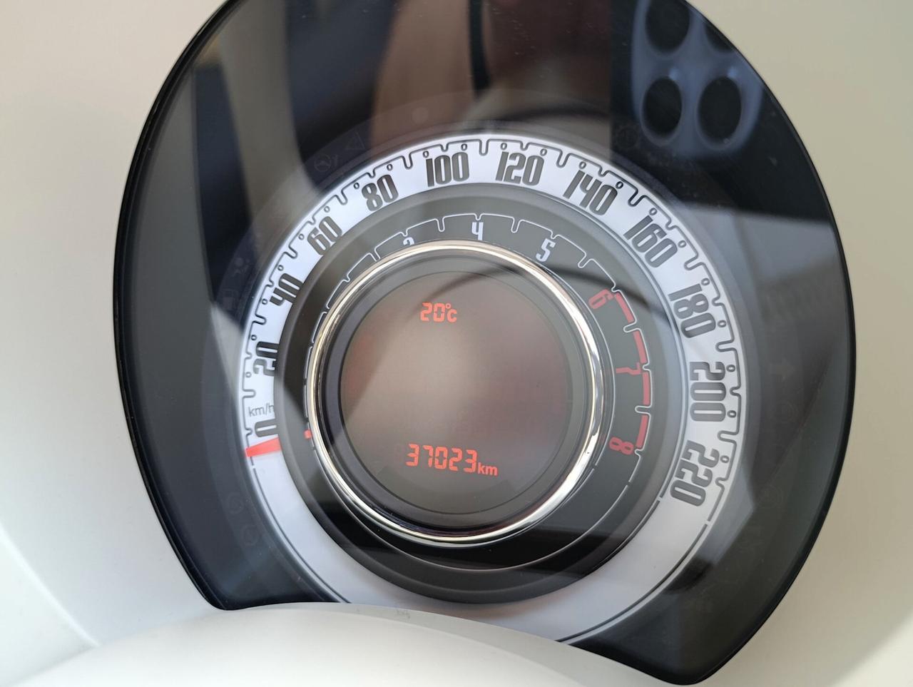 Fiat 500 C 1.0 Hybrid Lounge Rosso Corallo Pelle Full