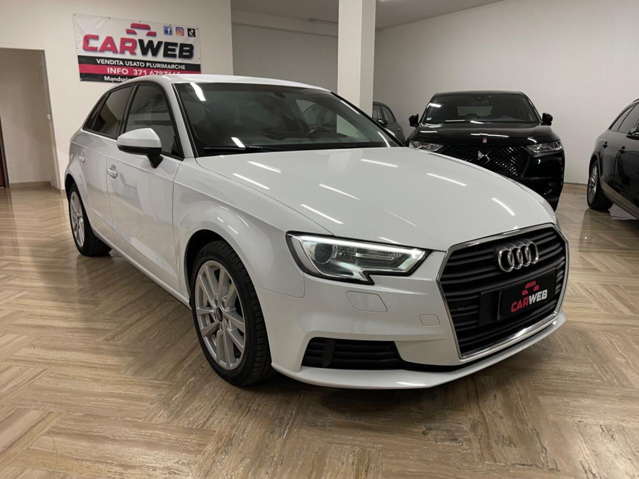 AUDI A3 SPB 1.6 TDI 116CV Navy 2019