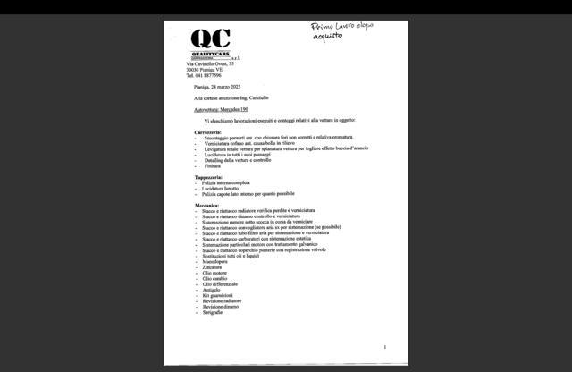 MERCEDES-BENZ 190 SL *CONDIZIONI PERFETTE*